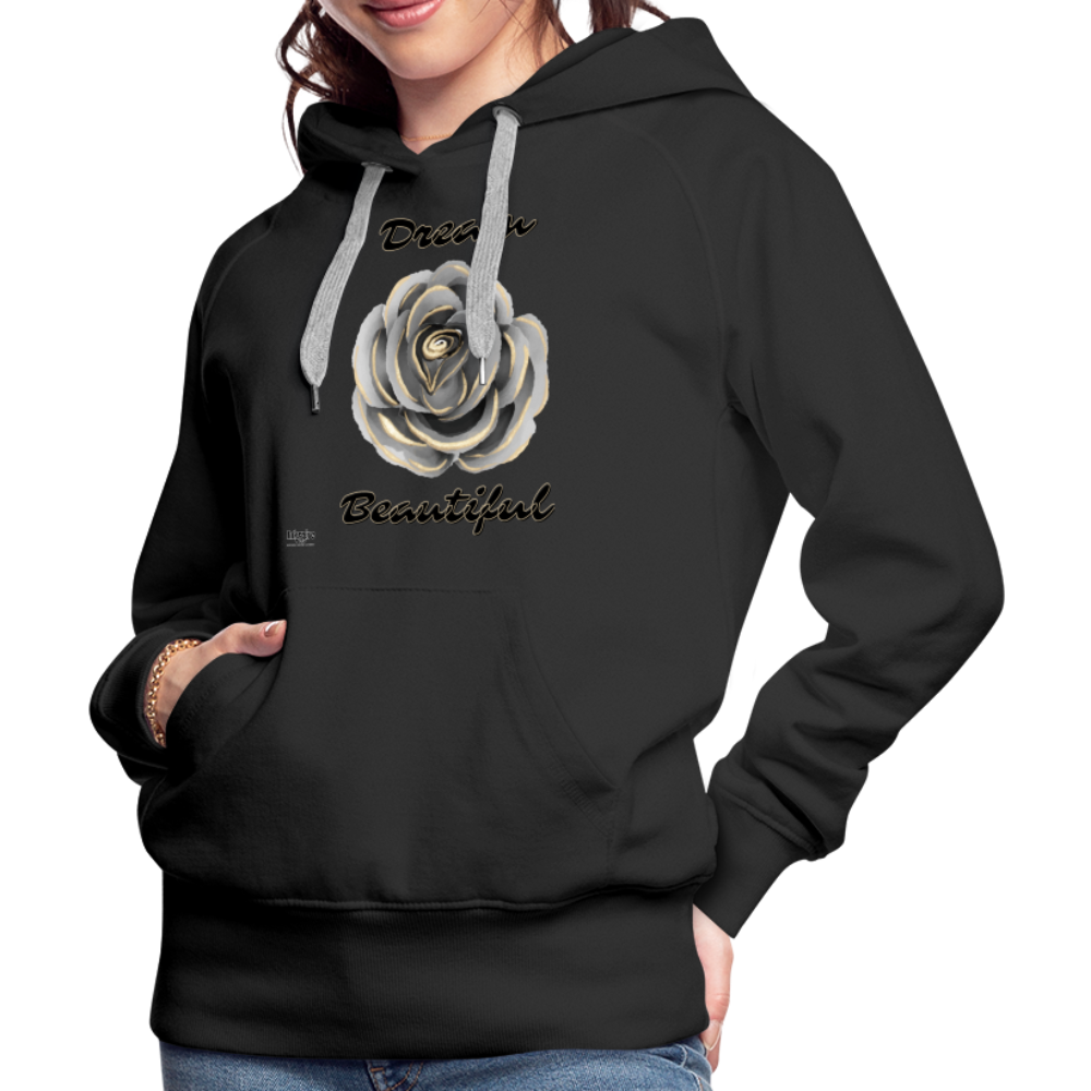 Women’s Premium Hoodie | Dream Beautiful - black