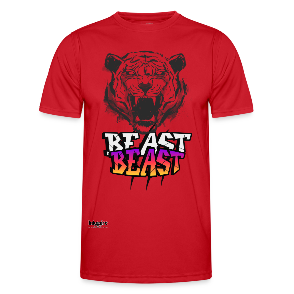 Beast Men's Functional T-Shirt - red