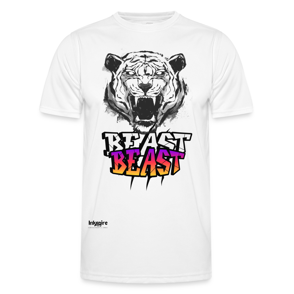 Beast Men's Functional T-Shirt - white