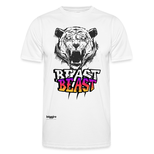 Beast Men's Functional T-Shirt - white