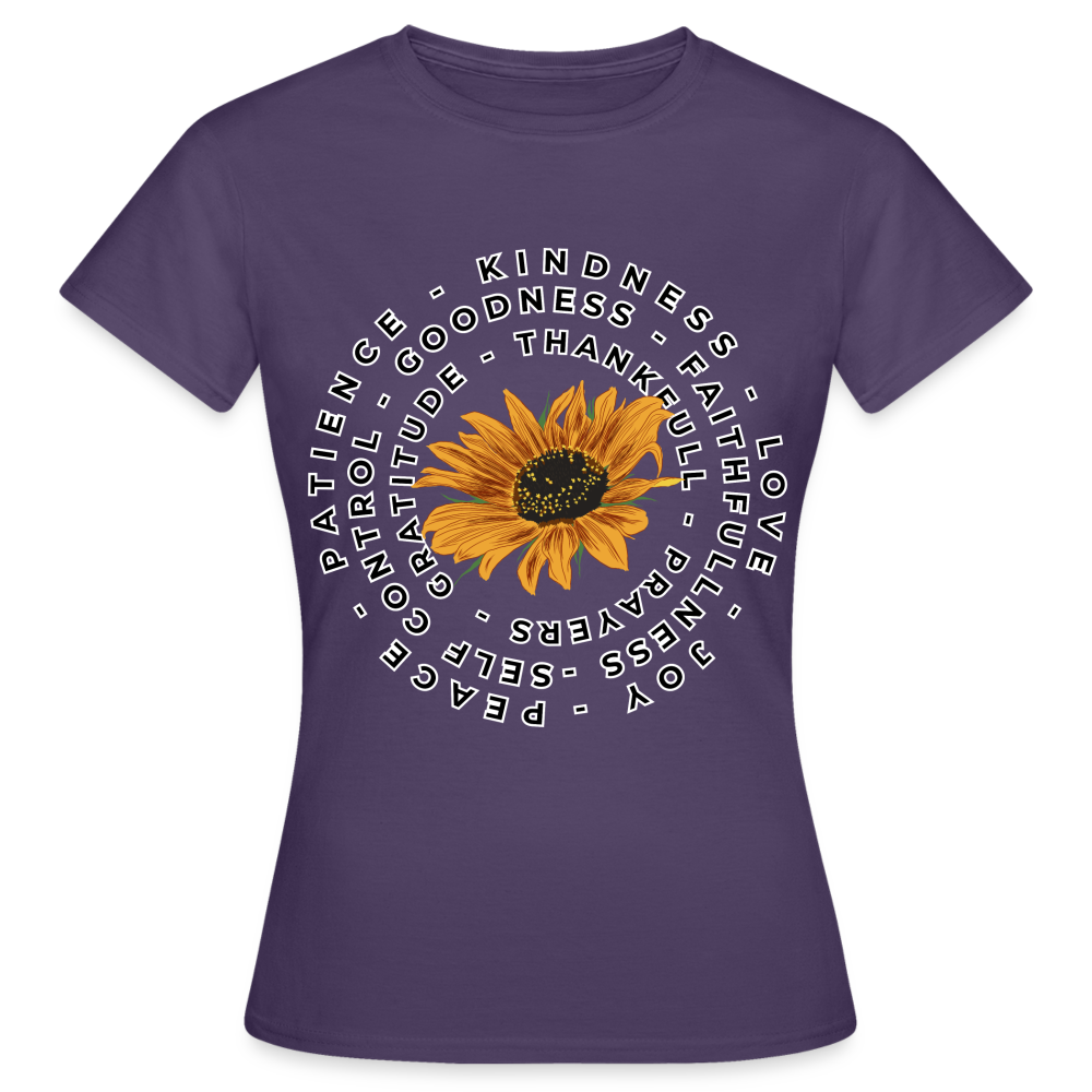 Women's T-Shirt | Good Virtues - dark purple