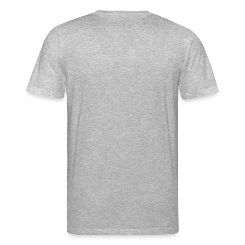 Wolf Born Wild Men’s Organic T-Shirt - heather grey