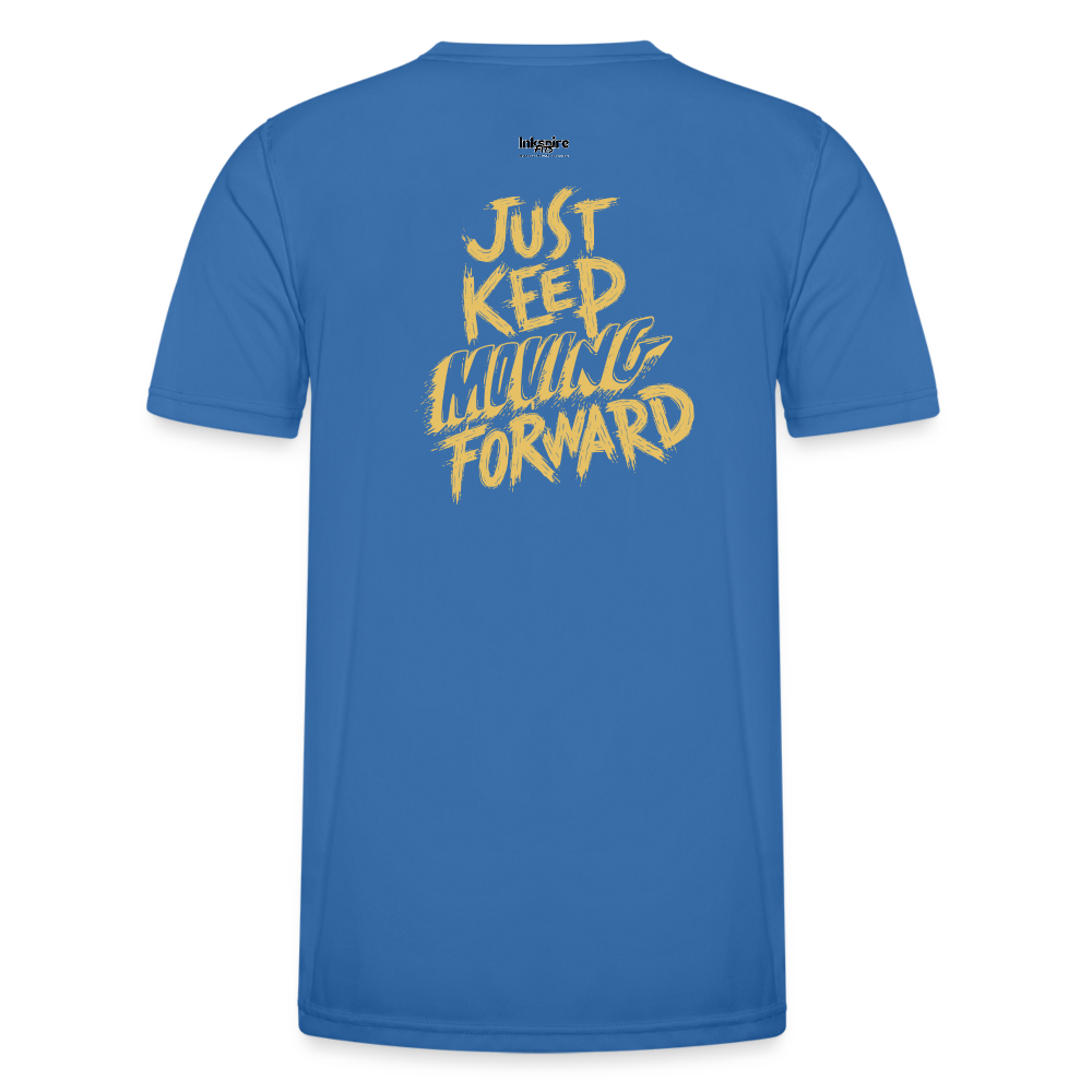 Keep Moving Forward Men's Functional T-Shirt - royal blue