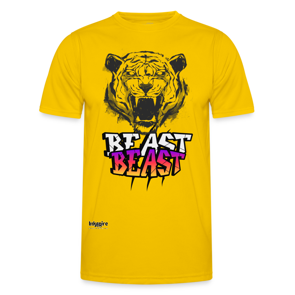 Beast Men's Functional T-Shirt - egg yellow
