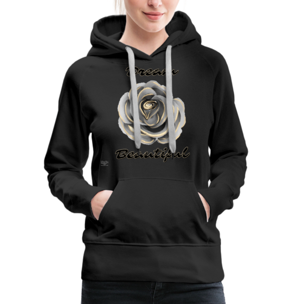 Women’s Premium Hoodie | Dream Beautiful - black