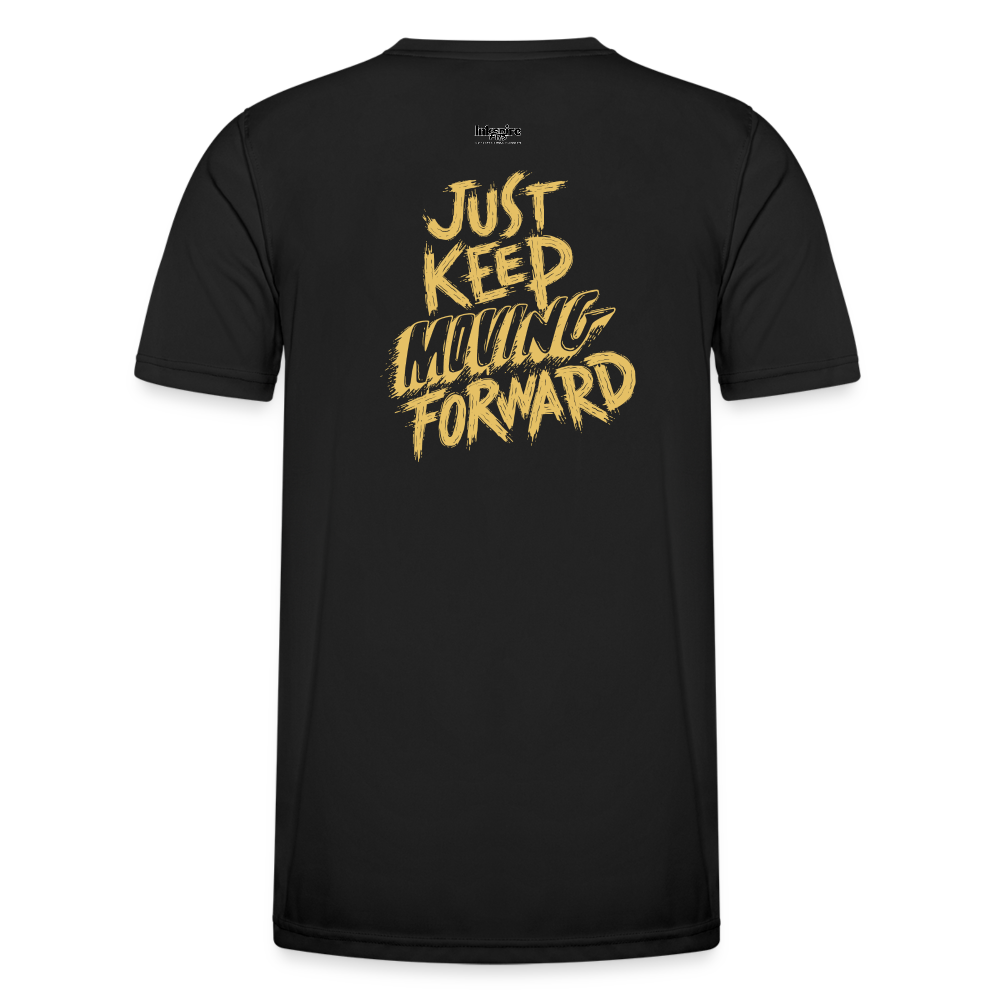 Keep Moving Forward Men's Functional T-Shirt - black