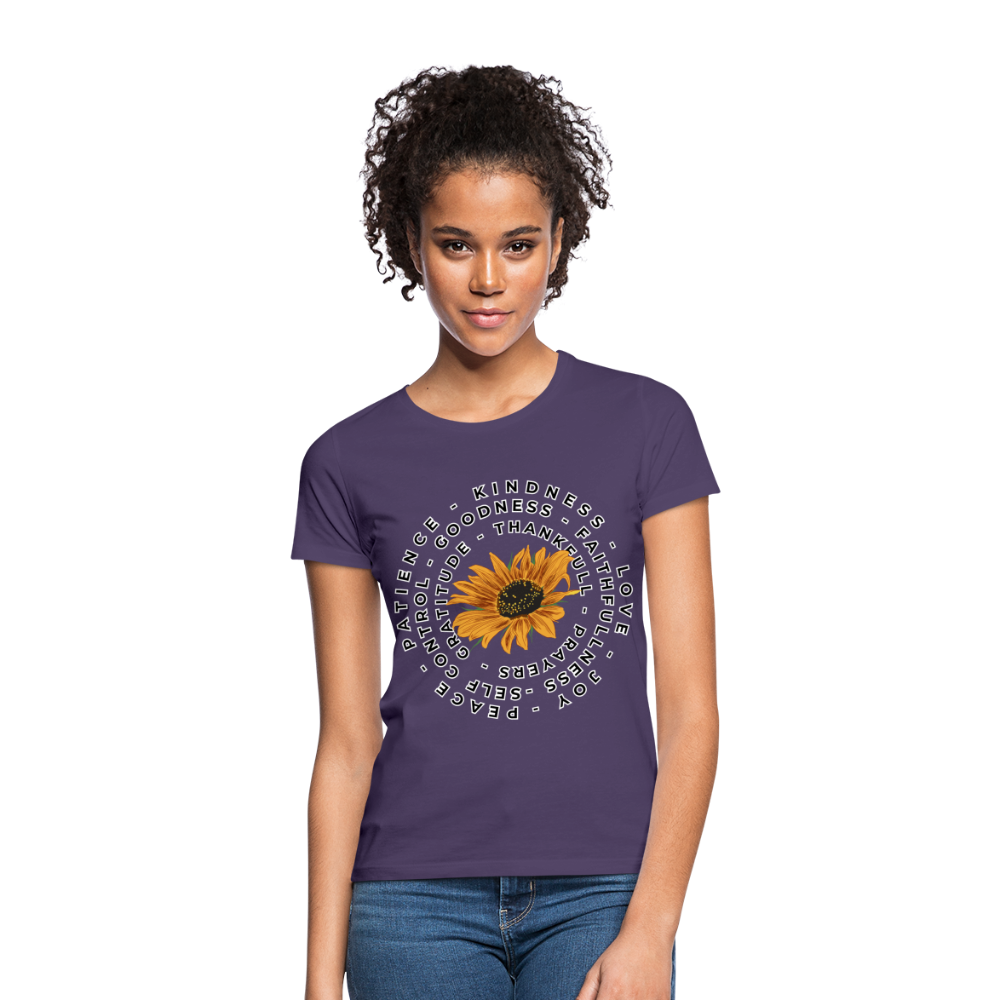 Women's T-Shirt | Good Virtues - dark purple