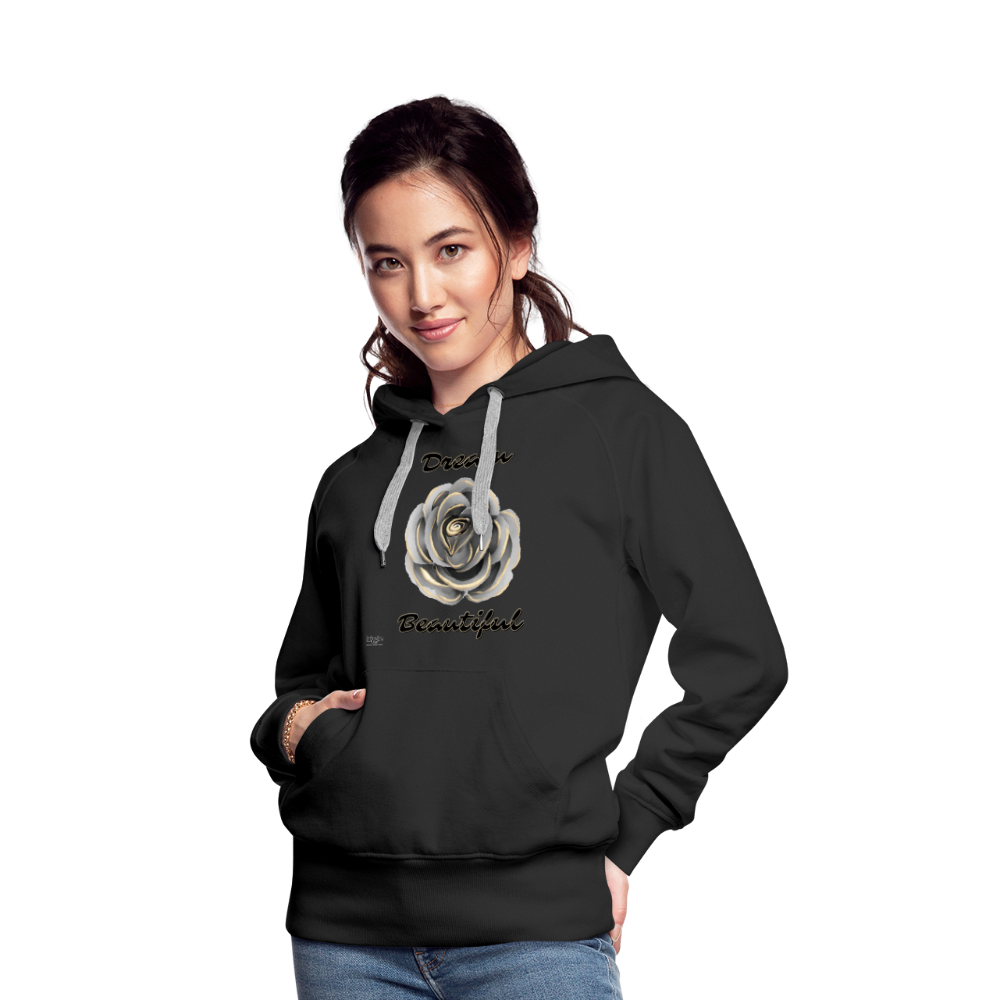 Women’s Premium Hoodie | Dream Beautiful - black