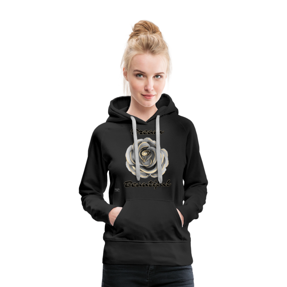 Women’s Premium Hoodie | Dream Beautiful - black