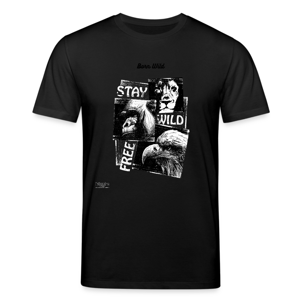 Men’s Premium T-Shirt | Born Wild - black