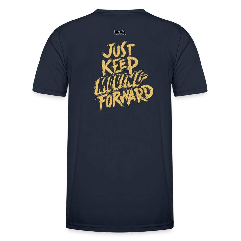 Keep Moving Forward Men's Functional T-Shirt - navy