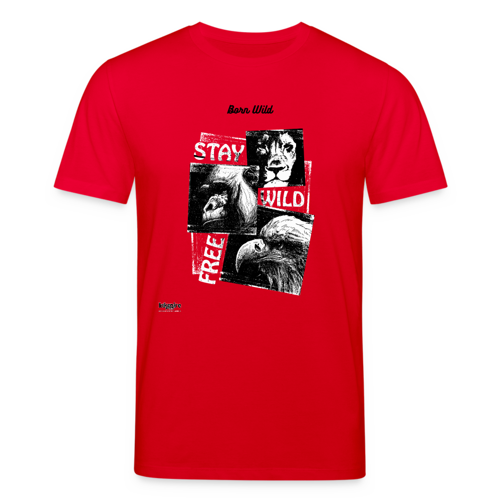 Men’s Premium T-Shirt | Born Wild - red