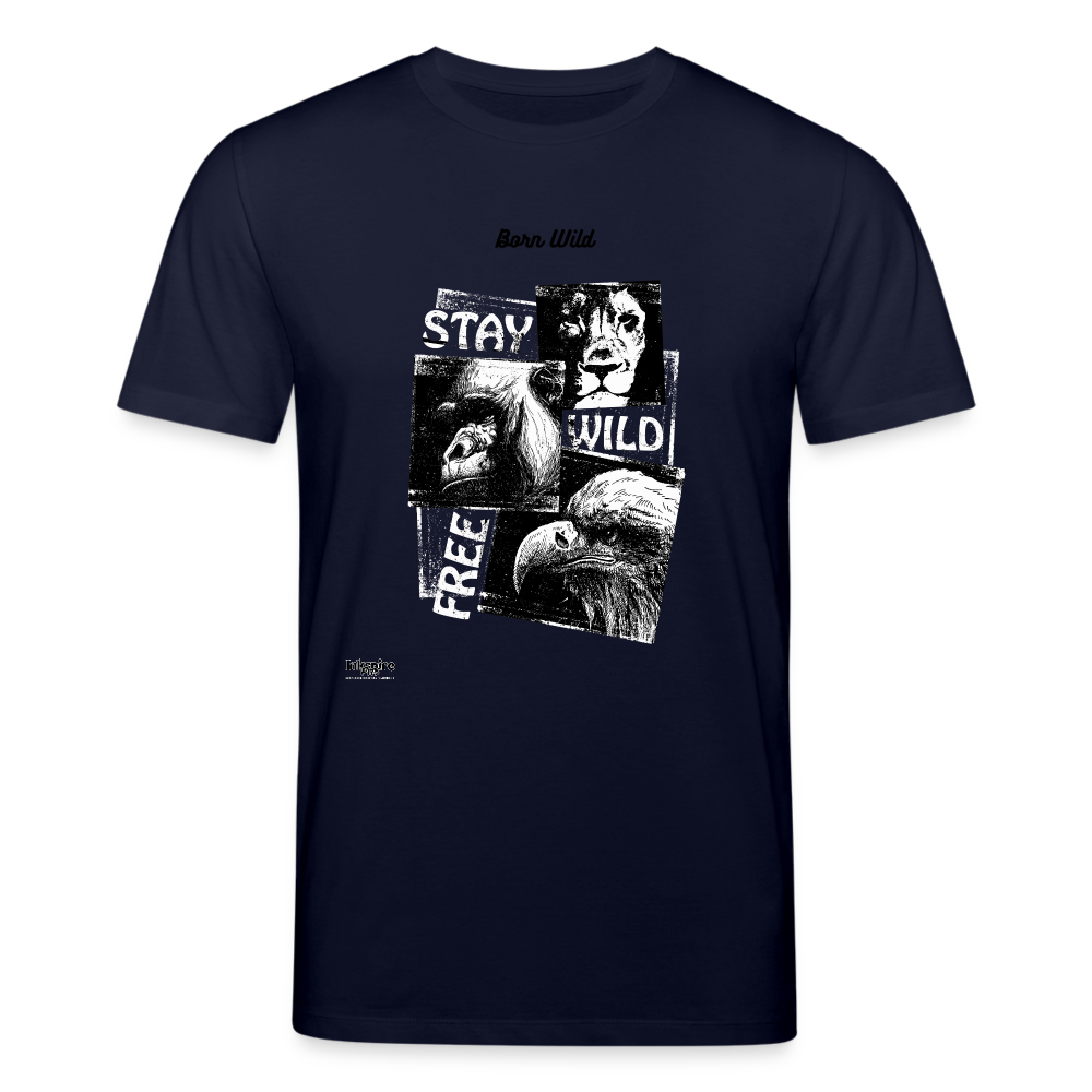 Men’s Premium T-Shirt | Born Wild - navy