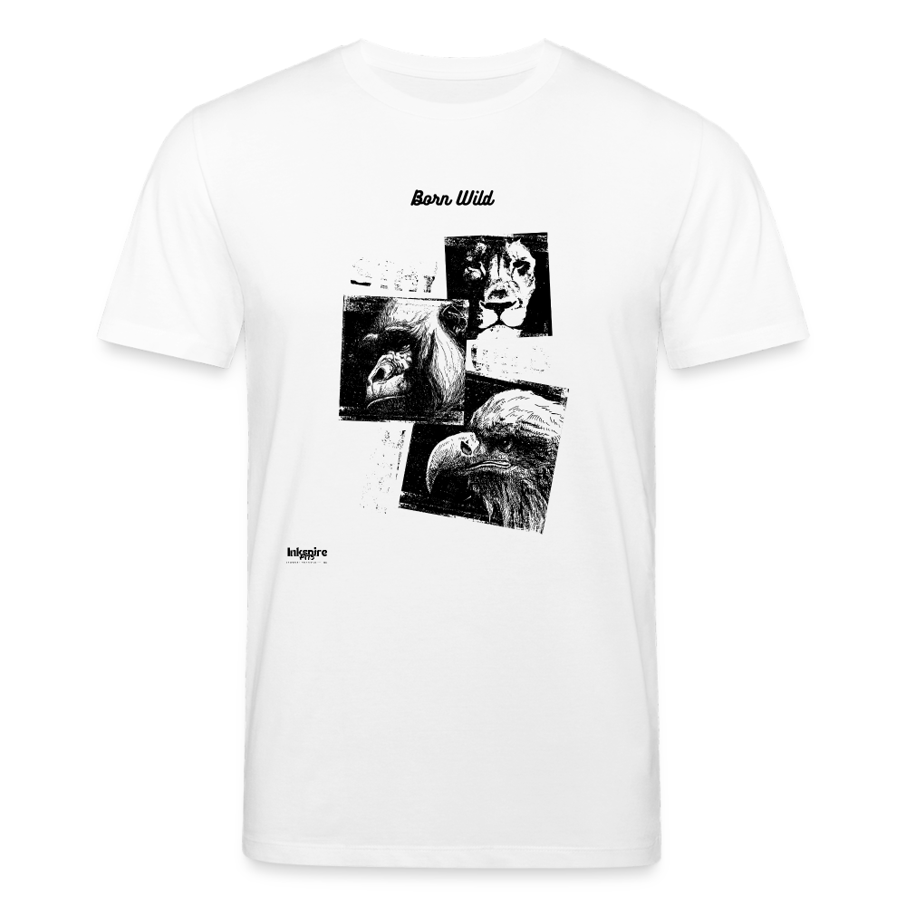 Men’s Premium T-Shirt | Born Wild - white